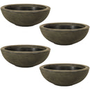 Sunnydaze Percival Indoor/Outdoor Planter Pot, Sable Finish, 21-Inch Diameter