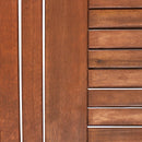 Sunnydaze Meranti Wood Folding Octagon 35.5" Outdoor Table