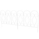 Sunnydaze 5-Piece Traditional Garden Border Fence Set - 10' Overall