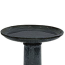 Sunnydaze Toulon Outdoor Ceramic Bird Bath - 24.5" H