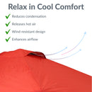 Sunnydaze Premium Oxford Fabric Pop-Up Canopy Shade with Vent