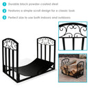 Sunnydaze 2' Indoor/Outdoor Decorative Fireplace Log Holder