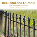 Sunnydaze Roman Garden Border Fence Set