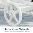 Sunnydaze Country Market Flower Cart Display Stand - 49.25” H
