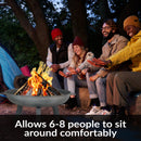 Sunnydaze Rustic Cast Iron Fire Pit Bowl with Stand