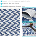Sunnydaze Indoor or Outdoor Patio Area Rug