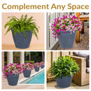 Sunnydaze Anjelica Polyresin Outdoor Flowerpot Planter