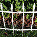 Sunnydaze Roman Garden Border Fence Set