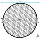 Sunnydaze X-Marks Round Cooking Grate