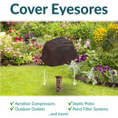 Sunnydaze Low-Profile Artificial Landscape Rock Cover with Stakes