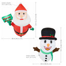 Sunnydaze Outdoor Holiday Inflatable Decoration for Window