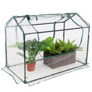 Sunnydaze Mini Greenhouse with 2 Side Doors - Clear