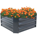 Sunnydaze Galvanized Steel Raised Garden Bed