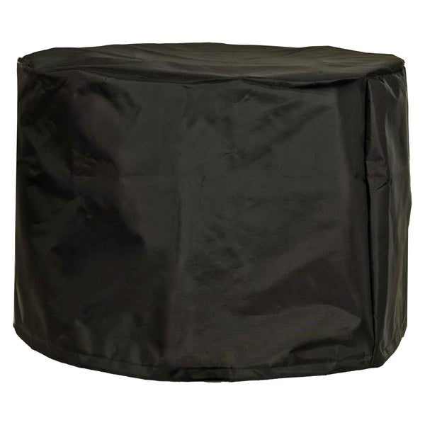 Sunnydaze Oxford Cloth Fire Pit Cover - Black - 22.5" Diameter x 16" H