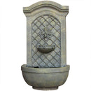 Sunnydaze Rosette Leaf Outdoor Wall Fountain