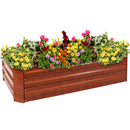 Sunnydaze Galvanized Steel Raised Garden Bed