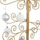 Sunnydaze Noelle Metal Christmas Tree Ornament Display - 60" H