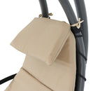 Sunnydaze Floating Chaise Lounge Chair with Umbrella