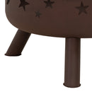Sunnydaze 30" Cosmic Cooking Fire Pit with Grill Grate & Spark Screen