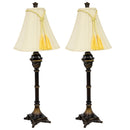 Sunnydaze Home Grandeur Resin Table Lamp Set of 2 - 28.75" H
