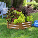 Sunnydaze Galvanized Steel Raised Garden Bed