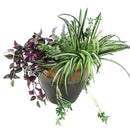 Sunnydaze Round Glazed Ceramic Planter with Drainage