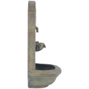 Sunnydaze Seaside Outdoor Solar Wall Fountain - 27" H