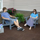 Sunnydaze Wooden Outdoor Adirondack Chair with Adjustable Backrest