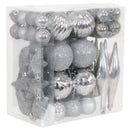 Sunnydaze Deck the Halls 59-Piece Assorted Christmas Ornament Kit - Choose a Color