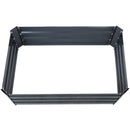 Sunnydaze Galvanized Steel Raised Garden Bed