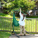 Sunnydaze Outdoor Extra Large Caribbean Polyester Rope Hammock Chair