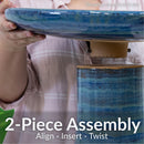 Sunnydaze Glazed Ceramic Outdoor Bird Bath