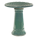 Sunnydaze Rennes Outdoor Ceramic Bird Bath - 22.5" H