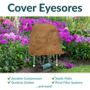 Sunnydaze Flat-Top Artificial Landscape Rock Cover with Stakes