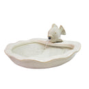 Sunnydaze Glazed Ceramic Fish Outdoor Water Fountain - 7"