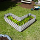 Sunnydaze Galvanized Steel Raised Garden Bed