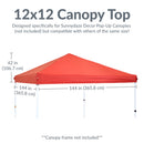 Sunnydaze Replacement Oxford Fabric Standard Pop-Up Canopy Shade