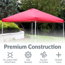 Sunnydaze Premium Oxford Fabric Pop-Up Canopy Shade with Vent