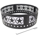 Sunnydaze 36" Heavy-Duty Metal Campfire Ring