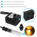 Sunnydaze Electric Submersible Water Pump with Finger Light - 12 Watt