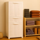 Sunnydaze Plastic Garage Storage Cabinet with 2 Adjustable Shelves