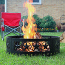 Sunnydaze 36" Heavy-Duty Metal Campfire Ring