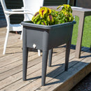 Sunnydaze Self-Watering Raised Garden Bed with Cover - 33" H