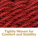 Sunnydaze Outdoor Extra Large Caribbean Polyester Rope Hammock Chair