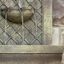 Sunnydaze Rosette Solar Wall Fountain with Battery Backup