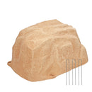 Sunnydaze Polyresin Landscape Rock Cover with Stakes