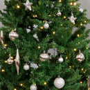 silver assorted christmas ball ornaments