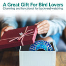 Sunnydaze Mosaic Fly-Through Hanging Bird Feeder
