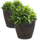 Sunnydaze Anjelica Polyresin Outdoor Flowerpot Planter