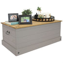 Sunnydaze Solid Pine Wooden Storage Chest - 39.5" W